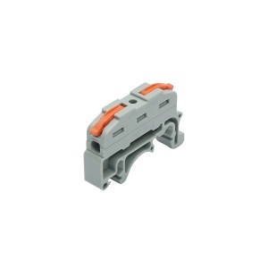 Conector rapid cablu electric 2P, 0.08-4mm, 32A/450V pentru sina DIN Leader, Leader, BK79150