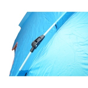 Cort camping 2 persoane albastru pliabil automat pop-up 2 intrari, impermeabil cu protectie UV si plasa anti-insecte 200x200x145cm, BRECKNER GERMANY, BK76203A - Img 11