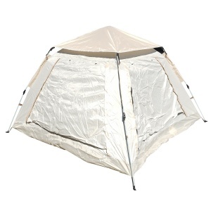 Cort camping 2 persoane pliabil automat pop-up, 2 usi, deschidere 4 parti, plasa anti-insecte, impermeabil 240x240x155cm, Cod: DISTV03 - Img 1