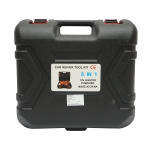 Cric hidraulic electric 5T, compresor aer si cheie de impact 12V, Cod: BK78924, Brand: BRECKNER GERMANY - Img 3