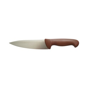 Cutitul bucatarului profesional 18cm, lama otel 5Cr15MoV, maner PP maro Breckner Germany, AAA419