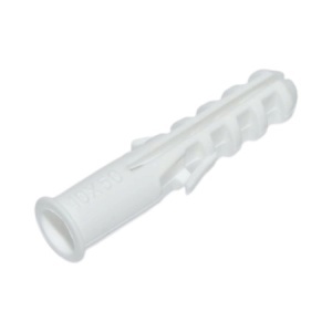 Diblu universal din plastic alb 10x50mm 100 buc/set, DISVJ45 - Img 5
