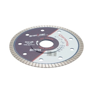Disc diamantat turbo 115x22.23mm, segment 8mm pentru gresie, faianta, ceramica dura, marmura, granit Breckner Germany, BRECKNER GERMANY, BK79734 - Img 3
