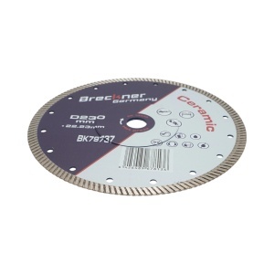 Disc diamantat turbo 230x22.23mm, segment 10mm pentru gresie, faianta, ceramica dura, marmura, granit Breckner Germany, BRECKNER GERMANY, BK79737 - Img 3