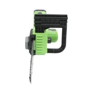 Drujba electrica profesionala cu 2 acumulatori 20V, 4Ah Li-ion, motor brushless, display digital LED, lama 12 inch (300mm) Breckner Germany, BK99684 - Img 5