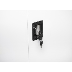 Dulap metalic fiset 1800x800x350mm cu 2 usi securizate, 4 polite, gri, Cod: BK92938, Brand: BRECKNER GERMANY - Img 7