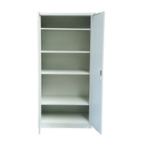 Dulap metalic fiset tip vestiar 1950x920x500mm cu 2 usi securizate, 4 polite, gri Breckner Germany, BRECKNER GERMANY, BK92940 - Img 5