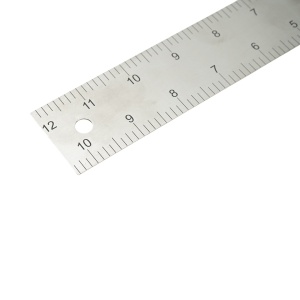 Echer tamplarie profesional 300mm/12 inch, maner aluminiu, rigla otel carbon, Cod: DISPT66, Brand: CROWNMAN - Img 3