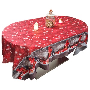 Față de masă Crăciun 150×220 cm – model festiv pentru decorul sărbătorilor