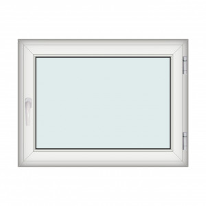 Fereastra 120x90cm, 1 canat, alb, dreapta si rabatare, Klass, 7cm, 6 camere, 2 garnituri