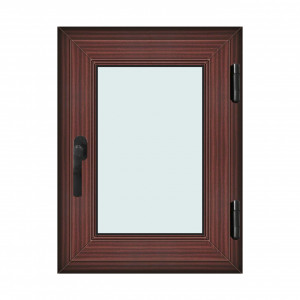 Fereastra 60x80cm, 1 canat, mahon, dreapta si rabatare, Klass, 7cm, 6 camere, 2 garnituri - Img 1