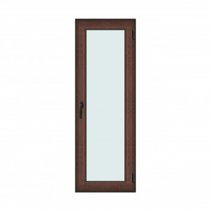 Fereastra 70x200cm, 1 canat, maro, nuc, dreapta si rabatare, Klass, 7cm, 6 camere, 2 garnituri