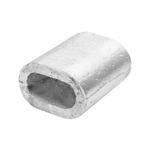 Ferula / bucsa de presare din aluminiu pentru cablu troliu 16 mm, DISES67