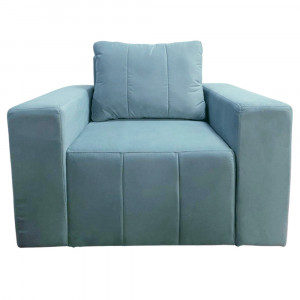 Fotoliu Lambert, 100x100x75cm, Amore 41 Navy, Glasspandoor - Img 3