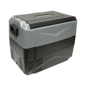 Frigider auto 45L cu compresor 12V-24V-220V, 60W, afisaj LCD, zona dubla de racire, USB 630x390x490mm, BK99977 - Img 6