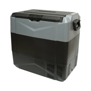 Frigider auto 55L cu compresor 12V-24V-220V, 60W, afisaj LCD, zona dubla de racire, USB 630x390x590mm, BK99978