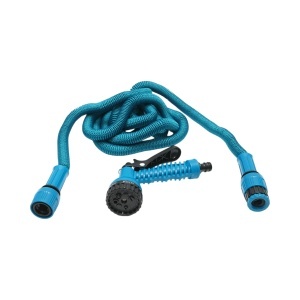 Furtun gradina extensibil 2.5-7.5m cu pistol reglabil 7 moduri, adaptor 3/4, cupla rapida 1/2, DISTN97