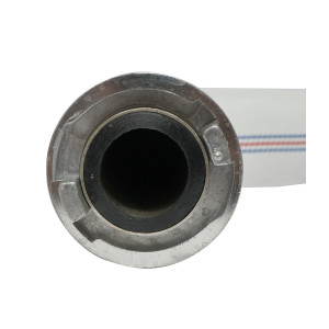 Furtun pompieri/irigatii din PVC 2 toll, lungime 20m cu racorduri aluminu, max 15bar, panzat, Cod: BK78318, Brand: BRECKNER GERMANY - Img 3
