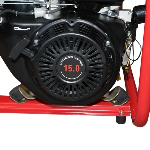 Generator electric si sudura 200A, 5KW/220V cu motor pe benzina 15 CP, pornire cheie, Cod: BK79658, Brand: BRECKNER GERMANY - Img 4