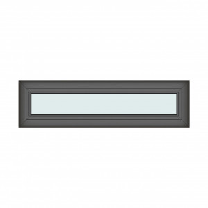 Iluminator 110x30cm, 1 canat, antracit, fix, Klass, 7cm, 6 camere
