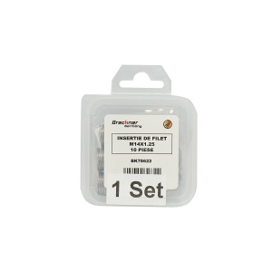 Insertie spiralata pentru reparat filete M14x1.25mm 10 piese, Cod: BK78622, Brand: BRECKNER GERMANY - Img 3