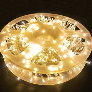 Instalaţie de Crăciun 100 m – lumină alb cald pentru decor festiv - Img 4
