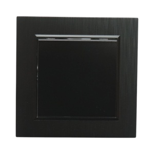 Intrerupator cap scara negru incastrat 220V, 10AX, ABS 80x80mm, DISRP36 - Img 2