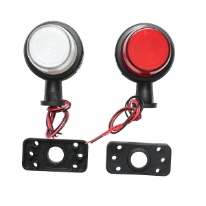 Lampa laterala gabarit rotativa LED NEON 12-24V, rosu-alb FR0238 Breckner Germany, BRECKNER GERMANY, BK76262