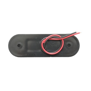 Lampa laterala gabarit slim LED 12-24V, galben-fumuriu 83x27mm, Cod: BK79664, Brand: BRECKNER GERMANY - Img 2