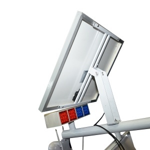 Lampa LED 300W cu panou solar 60W, baterie 14000mAh si camera supraveghere WIFI cu alarma , Cod: BK69682, Brand: BRECKNER GERMANY - Img 7
