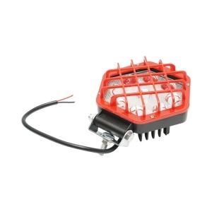 Lampa proiector hexagonal cu grilaj metalic rosu, 9 LED-uri, unghi de radiere 30, DC 10-80V 27W Breckner Germany, BRECKNER GERMANY, BK69060 - Img 4