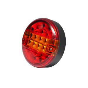 Lampa spate rotunda camion/remorca cu LED 139mm, 12/24V, Cod: BK69162, Echivalență: DISCS59, Breckner Germany - Img 2