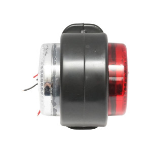 Lampi laterale de gabarit cu LED 12/24V, rosu-alb, Cod: BK69445, Brand: BRECKNER GERMANY - Img 4