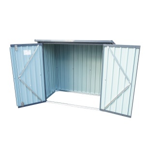 Magazie metalica pubele gunoi 86x147x134cm, DISTX75 - Img 3