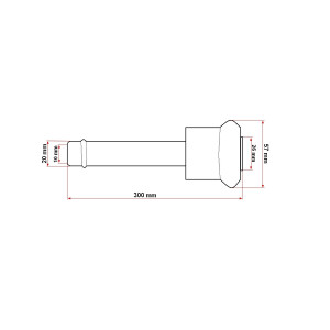 Manson lung siliconic pentru aparat de muls vaci, Cod: BK90237, - Img 4