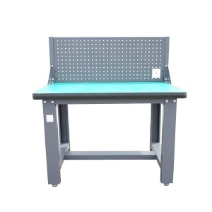 Masa, banc de lucru atelier cu priza 220V si panou perforat 1200x750x800+450mm, Cod: DISSY61 - Img 2