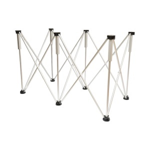 Masa de lucru pliabila tip acordeon cu 6 picioare, cadru din aluminiu 116x61x72cm, BK80428 - Img 2