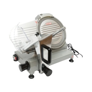 Masina de feliat carne si mezeluri electrica 150W, 220V, grosime reglabila 0.2-12mm, diametru lama 250mm, DISGN81 - Img 6