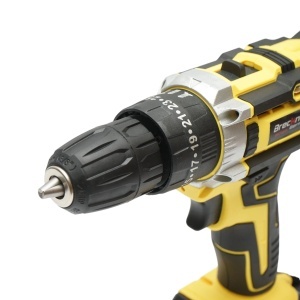 Masina de insurubat si gaurit cu percutie, 2 acumulatori 21V, 1.5Ah Li-ion, cuplu 29Nm, mandrina 10mm, 0-350/1350rpm Breckner Germany, BRECKNER GERMANY, BK76888 - Img 6