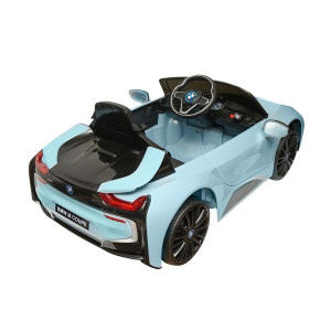 Masinuta electrica cu telecomanda, pentru copii, BMW i8 coupe, 6V/7Ah, JE1001, cu scaun piele, Cod: DISLF27, Lean Cars - Img 5