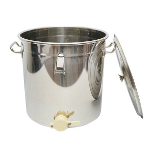 Maturator din inox cu capac pentru miere de albine 40kg, Cod: DISKS43 - Img 2