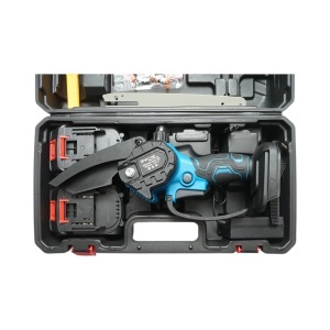 Mini fierastrau electric cu 2 acumulatori 24V, 4Ah Li-ion, lama 8 inch (200mm), turatie 4000rpm Breckner Germany, BRECKNER GERMANY, BK76988 - Img 9