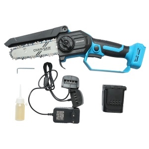 Mini fierastrau electric cu acumulator 21V Li-ion, 500W, brushless, lama 6 inch (150mm), DISMZ75