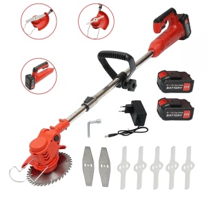 Motocoasa electrica extensibila 850W, 2 baterii litiu 21V/3000 mAh, viteza 18000 r/min accesorii incluse, DISPM87