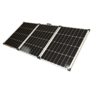 Panou solar 240W portabil fotovoltaic monocristalin tip valiza cu regulator tensiune 12/24V, 20Ah 2xUSB Breckner Germany, DISDW50 - Img 2