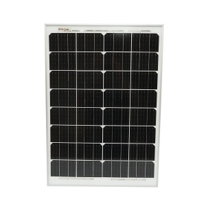 Panou solar 40W fotovoltaic monocristalin cu cablu de conectare 90cm si tensiune maxima 18V 570x400x25mm Breckner Germany, 87TH419