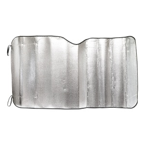Parasolar parbriz auto 140x70cm folie de aluminiu si ventuze de fixare, Cod: BK78938, Brand: BRECKNER GERMANY - Img 3