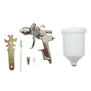 Pistol de vopsit cu aer comprimat 600ml, duza 2.5mm, debit 400ml/min, presiune max. 4 bar , Cod: BK76135 - Img 2