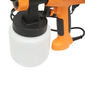 Pistol vopsit electric 550W, 220V, debit 800 ml/min, rezervor inferior 800ml, 3 duze incluse, DISRX10 - Img 7