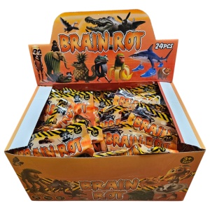 Plic Surpriză „Brain Rot” – Mini Jucărie + 3 Cartonașe de Colecție - Img 3